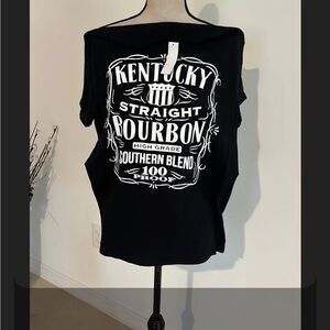 NWT medium Kentucky bourbon t shirt stretchy 864